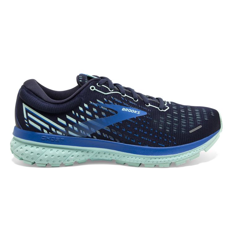 Brooks Women's Ghost 13 Road Running Shoes - Peacoat/Blue Tint/Strong Blue (MWQT07431)